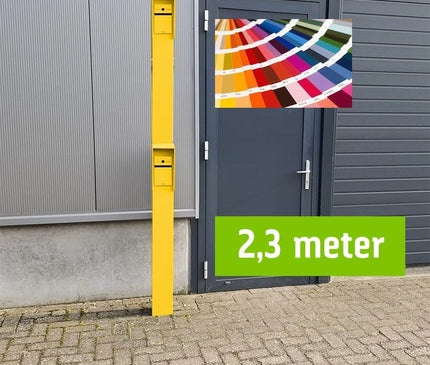 AlarmsysteemExpert.nl AlarmsysteemExpert.nl Intercomzuil 230cm, 15x15cm Dubbellaags gepoedercoat