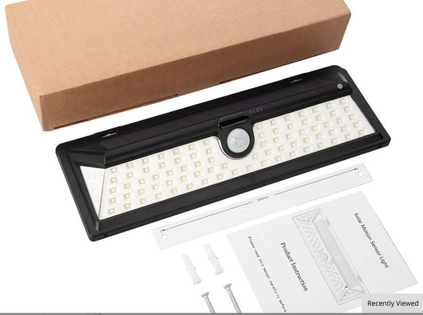 Alarm SystemExpert.co.uk Alarm SystemExpert.co.uk LED outdoor scare light with sensor (wireless)