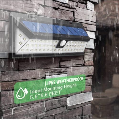 Alarm SystemExpert.co.uk Alarm SystemExpert.co.uk LED outdoor scare light with sensor (wireless)