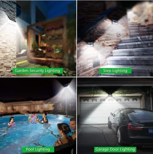 Alarm SystemExpert.co.uk Alarm SystemExpert.co.uk LED outdoor scare light with sensor (wireless)