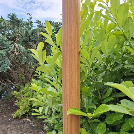 AlarmsysteemExpert.nl AlarmsysteemExpert.nl Lichte houtstructuur cameramast met kantelanker 3 meter