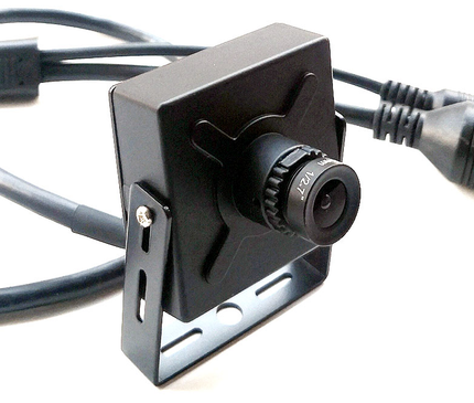 Alarm SystemExpert.nl Alarm SystemExpert.nl Pinhole IP camera 4Mp, 16mm telephoto lens, viewing angle 22degrees, PoE, Microphone