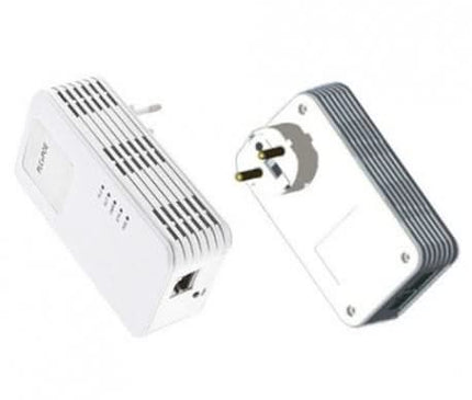 Alarm SystemExpert.co.uk Kit adaptateur CPL 1200Mbps avec fonction PoE + Homeplug (triphasé)