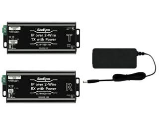 AlarmsysteemExpert.nl AlarmsysteemExpert.nl SC-IPC1201TW, Zender/ontvanger kit voor IP, 2-draadstransmissie, PoE