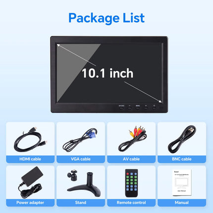 Alarm SystemExpert.de TFT 10" Full HD Monitor inkl. Standfuß
