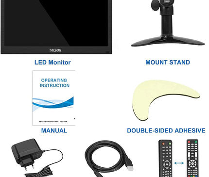 AlarmSystemExpert.co.uk Moniteur TFT 13" Full HD avec support de montage pour le mur ou le bureau MODÈLE DE DÉMONSTRATION