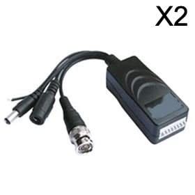 AlarmsysteemExpert.nl AlarmsysteemExpert.nl Video Balun set voor video, data en voeding over UTP