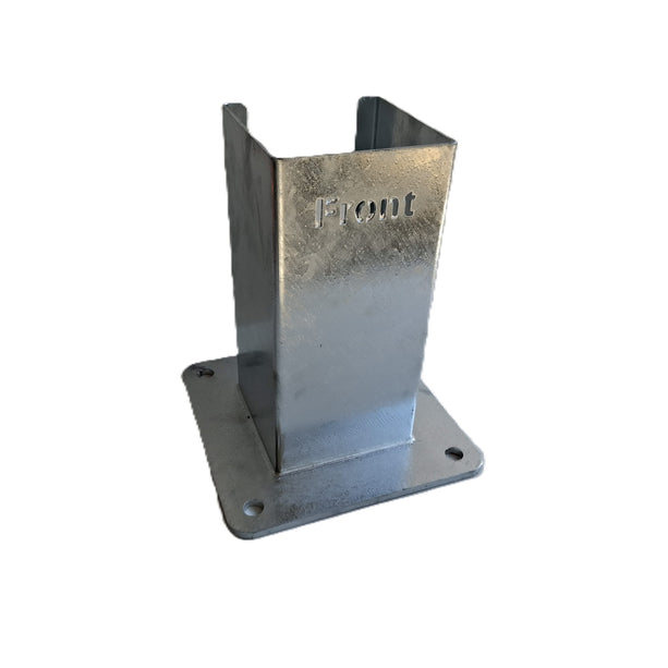 Alarm SystemExpert.de Flacher Montagesockel für Sprechsäule 15x15cm