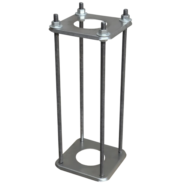 AlarmsystemExpert.co.uk Mât de caméra 4.5m Gris foncé, Acier galvanisé, Paratonnerre