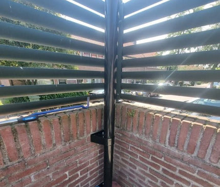 Alarm SystemExpert.nl Alarm SystemExpert.nl Mât de caméra 4 mètres Ø 90mm avec supports muraux en acier inoxydable