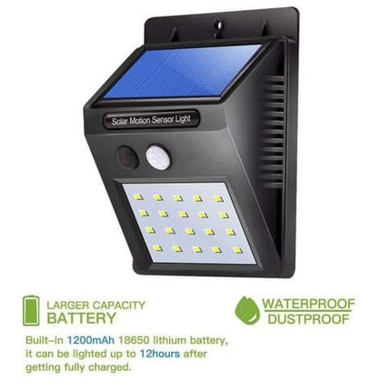 AlarmsysteemExpert.nl Klein model LED schriklamp voor buiten met sensor (draadloos)