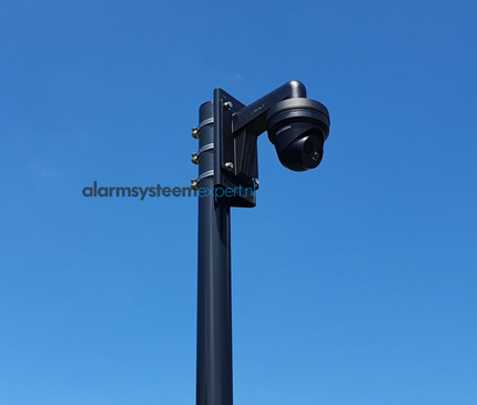 Alarm SystemExpert.co.uk Mât caméra rond avec ancre basculante 3 mètres