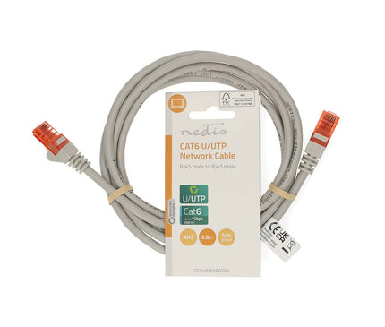 Alarm SystemExpert.de UTP CAT6 Netzwerkkabel 2.0 m