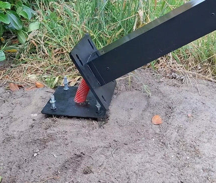 AlarmsysteemExpert.nl Vierkante cameramast met kantelanker 4 meter Zwart