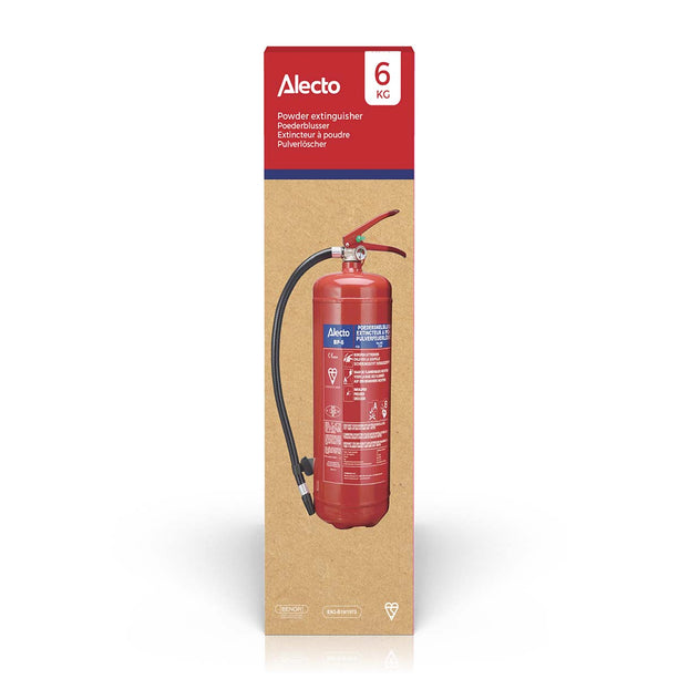 Extincteur à poudre Alecto 6 kg BP-6