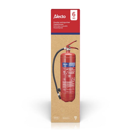 Extincteur à poudre Alecto 6 kg BP-6