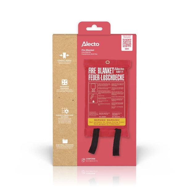Couverture anti-feu Alecto SB11 100 x 100 cm