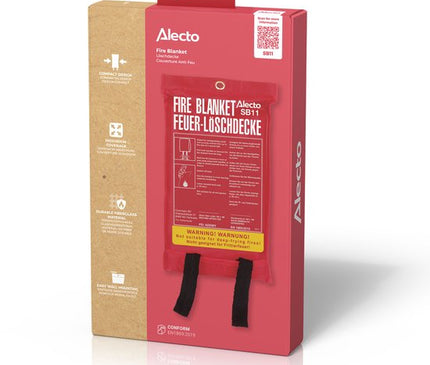 Verpackung der Alecto SB11-Löschdecke 100 x 100 cm