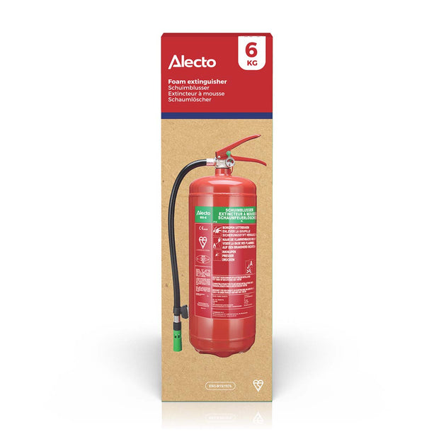 Extincteur à mousse Alecto 6 litres BS-6