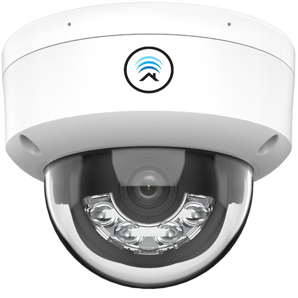 ASE Kit, 2x Dome, 8Mp 4K Ultra HD ColorVu Binnen camera, met NVR en bekabeling