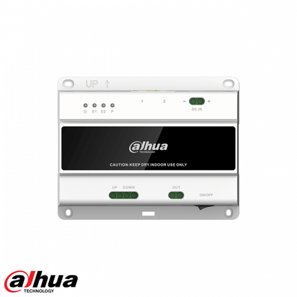 Dahua Dahua 2-wire Switch (20 indoor, 2 doorstations) incl voeding