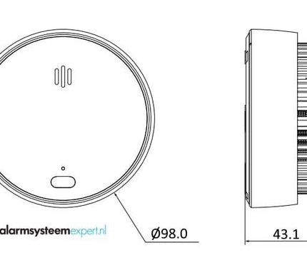 Dahua Dahua DHI-HY-SA21A-W2(868) Wireless Smoke Detector