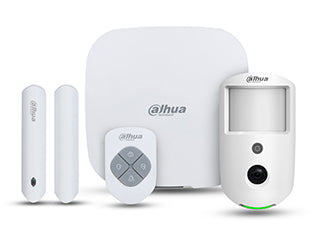 Dahua Dahua ART-ARC3800H-03-CAM-FW2(868) Kit d'alarme sans fil avec Hub 2, WiFi/LAN et PIRcam