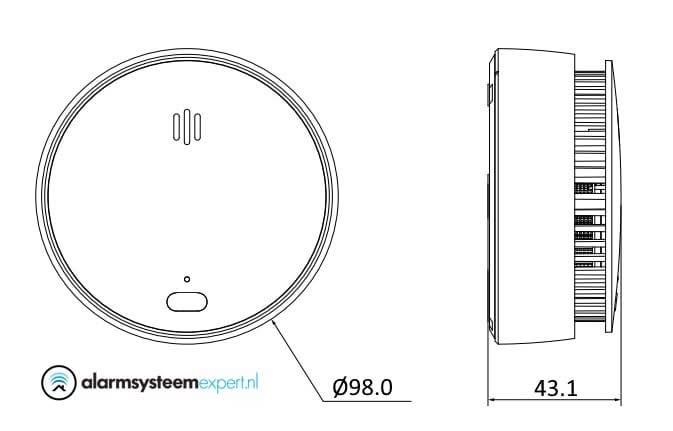 Dahua DHI-HY-SA21A-W2(868) Funk-Rauchwarnmelder