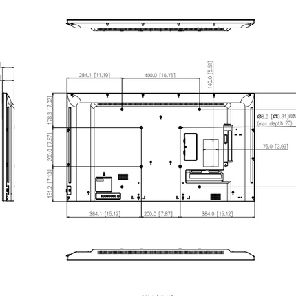 Dahua Dahua DHI-LM43-F400, moniteur LED UHD 43", moniteur LED UHD 43", moniteur LED UHD 43", moniteur LED UHD 43".