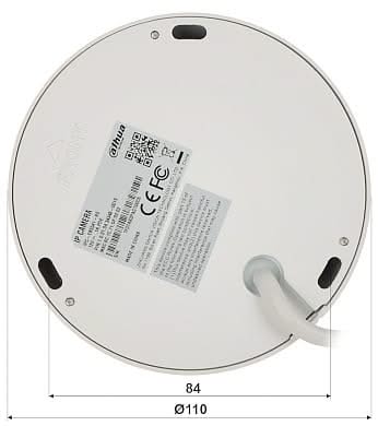 Dahua Dahua EB5541-AS 5MP D/N IR 360° WizMind Camera Objectif 1.4mm