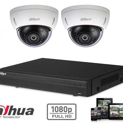 Dahua Dahua Full HD-CVI kit 2x dome 2 megapixel camera security set