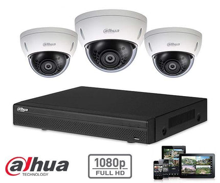 Dahua Dahua Full HD-CVI kit 3x dome 2 megapixel camera security set