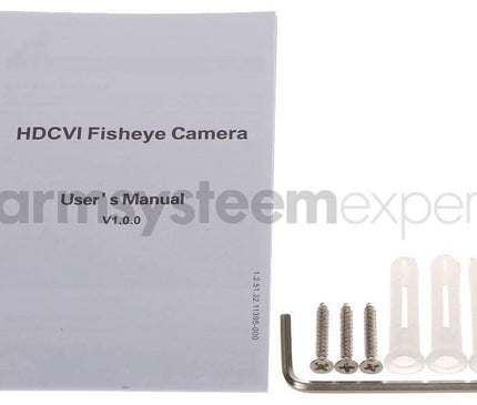 Dahua Dahua HAC-EW2501 5MP, HDCVI, WDR Fisheye Kamera, Mikrofon