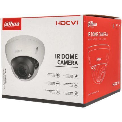 Dahua Dahua HAC-HDBW1500R-Z-S2, 5MP HD-CVI Dôme 2.7-12mm Motor Zoom Lens