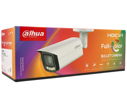Dahua Dahua HAC-HFW1239TU-Z-A-LED-S2, 2MP HD-CVI Full-Color Bullet 2.7 - 13.5mm motorzoomlens