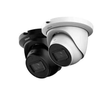 Dahua Dahua IPC-HDW2441TM-S 4MP IR WizSense Turret IR leds, SD slot, PoE, build-in Mic. Black