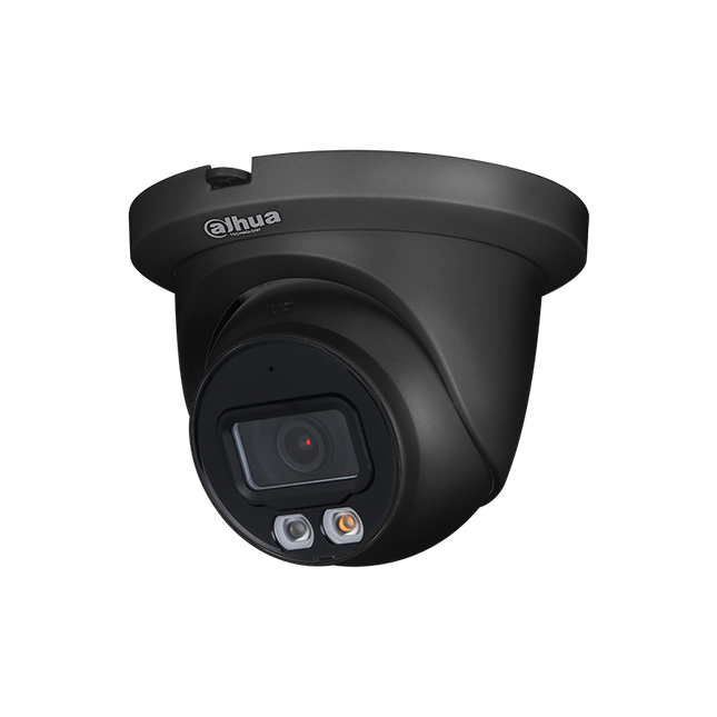 Dahua IPC-HDW2449TM-S-IL 4Mp 2.8mm H.265 Smart Dual Light Full Color, PoE Black