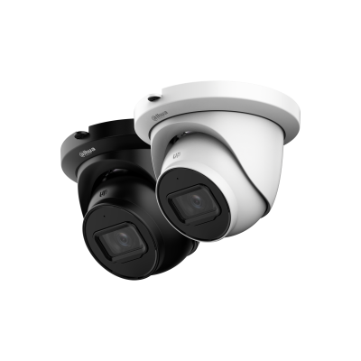 Dahua Dahua IPC-HDW2841TM-S Noir | 8MP/4K Turret | WizSense | SD slot | PoE | IR-Leds | Mic. intégré