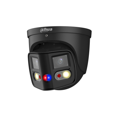 Dahua Dahua IPC-PDW3849P-A180-AS-PV Zwart 8MP TiOC Eyeball 180° duallens