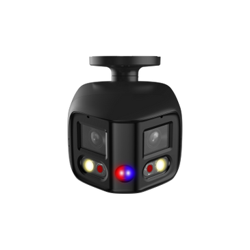 Dahua Dahua IPC-PFW3849SP, WizSense 8Mp Tioc Dual-Lens Bullet netwerkcamera 180° Zwart