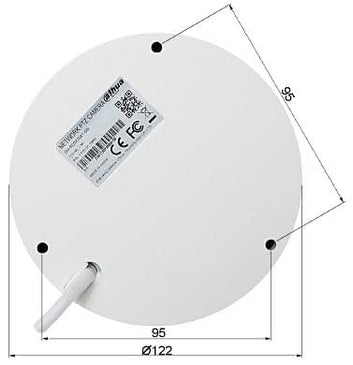 Dahua Dahua IPC-SD22404DB-GNY, mini-dôme PTZ PoE de 4 mégapixels