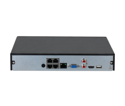 Dahua Dahua NVR2104HS-P-4KS3, 4-Kanal Kompakt-NVR, Ultra HD, PoE