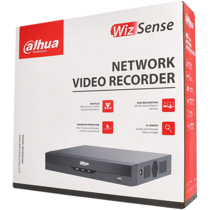 Dahua Dahua NVR2116HS-I2 1x LAN (No PoE) Convient pour 16 caméras IP, détection intelligente avec Wizsense