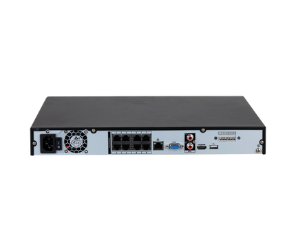 Dahua Dahua NVR4208-8P-EI, 8x PoE, Sans stockage, Convient pour 8 caméras IP