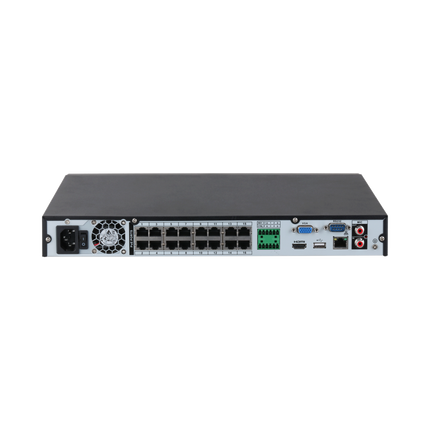 Dahua NVR4216-16P-EI, 16x PoE, sans stockage, pour 16 caméras IP