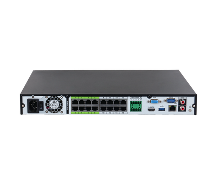 Dahua Dahua NVR5216-16P-EI, 16x PoE, Without Storage, Suitable for 16 IP cameras
