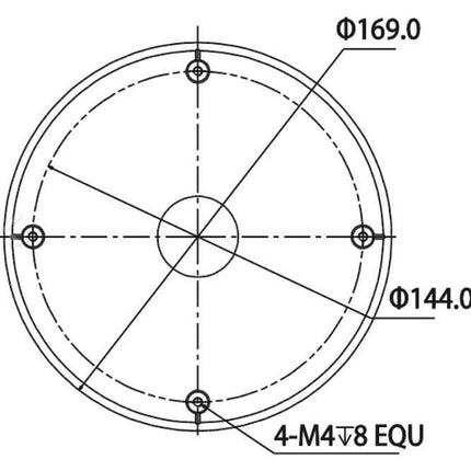 Dahua Dahua PFA102 plafondbeugel