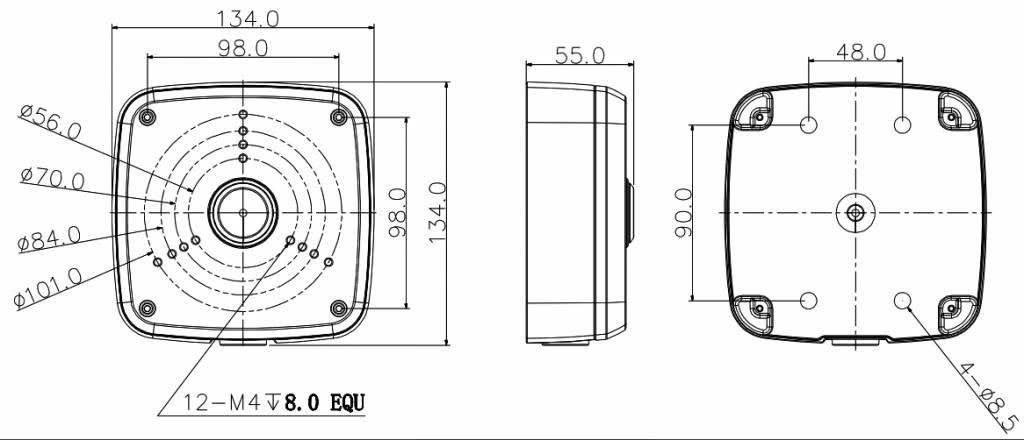 Dahua Dahua PFA122 montage box