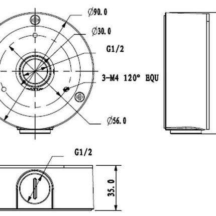 Dahua Dahua PFA134 Einbaugehäuse