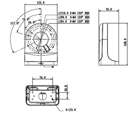 Dahua Dahua PFB203W Muursteun